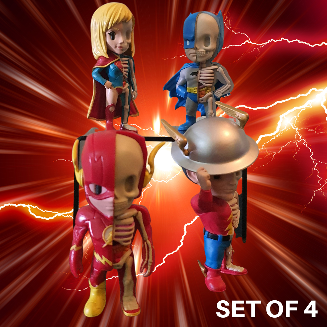XXRAY DC Loose Figures #10 (Set Of 4) - Without Boxes