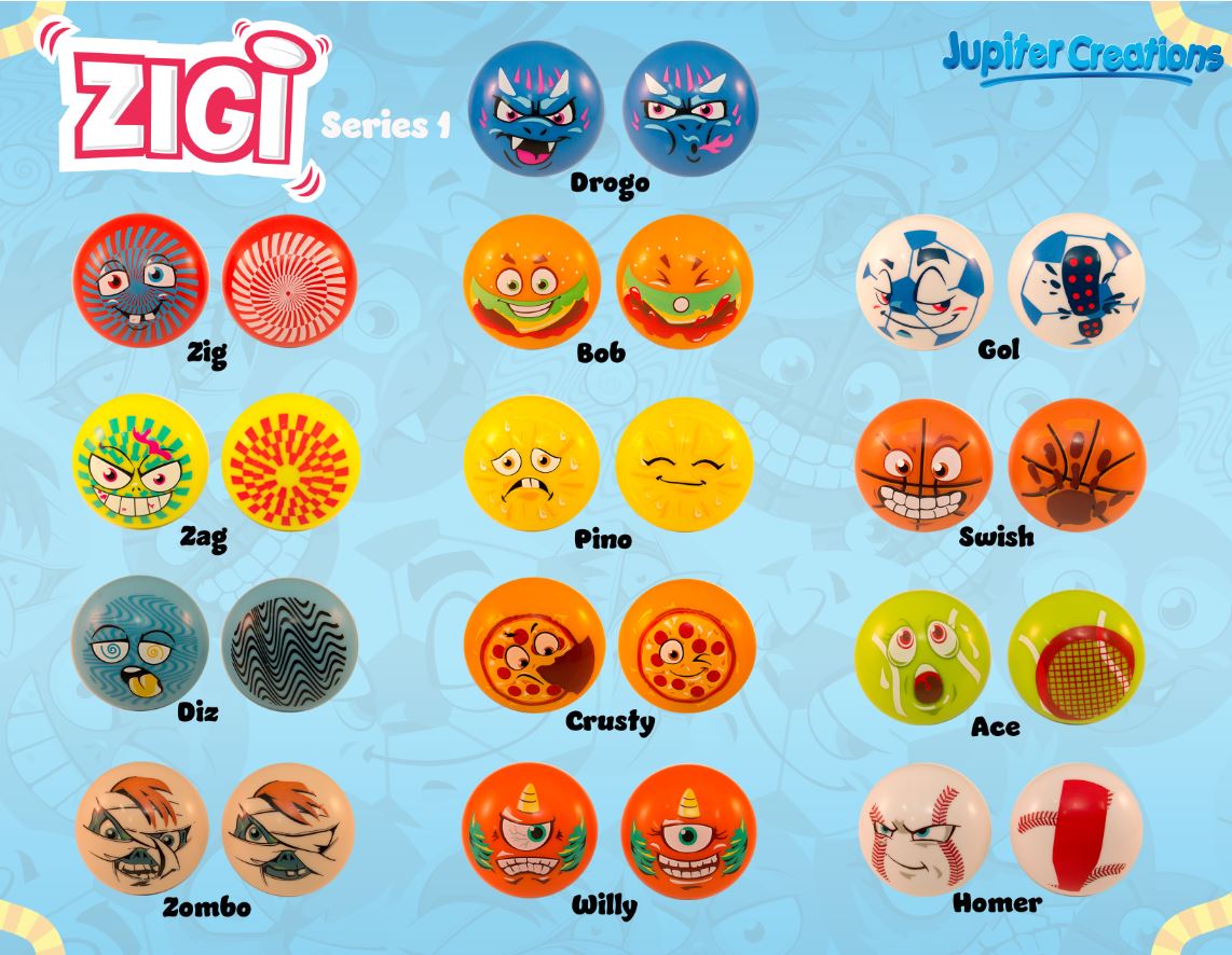 Ace from Zigi - Wiggle, Wobble, Flip & Roll Tactile Toy